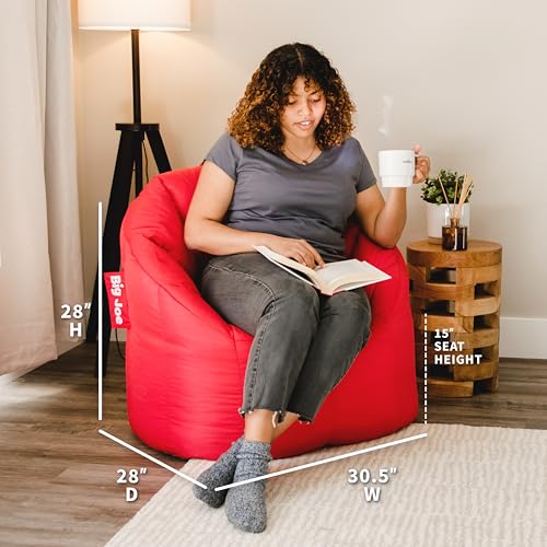 Big Joe Milano Lenox Denim Cobalt Beanbag Chair