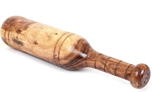 KNK MUGDAR FITNESS BAR INDIAN CLUB MUDGAR BHEEM MACE SHOULDER EQUIPMENT MEEL KARLA KATAI MUGDAL FITNESS DURABLE WOODEN EQUIPMENT