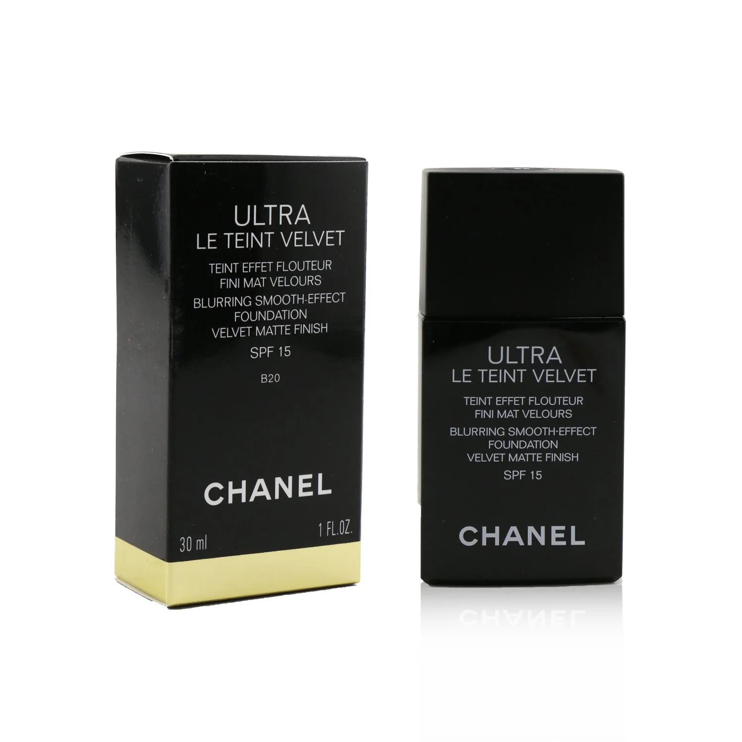 Chanel Ultra Le Teint Velvet Blurring Smooth Effect Foundation SPF 15 - # BR12 (Beige Rose)  30ml/1oz