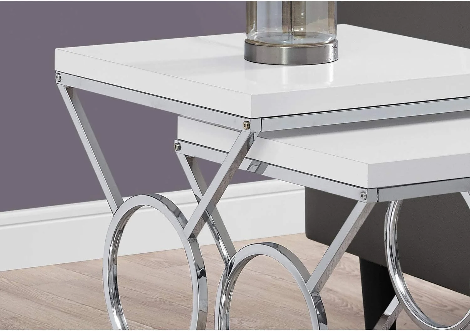 I NESTING TABLE, WHITE