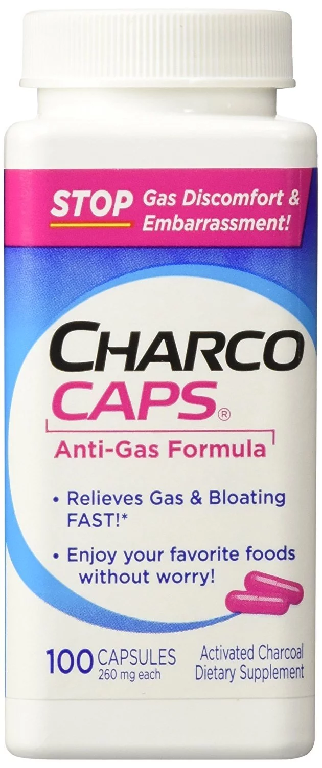 Charcocaps Dietary Supplement Anti-Gas Formula
