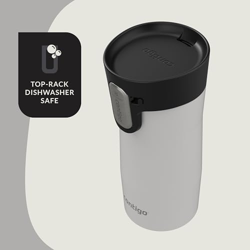 Contigo AUTOSEAL West Loop Vacuum-Insulated Stainless Steel Travel Mug with Easy-Clean Lid 20 oz Sake
