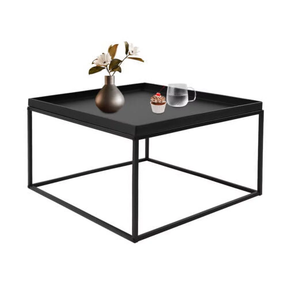 Modern Square Coffee Table Elegant End/side Table Display Stand For Home Office