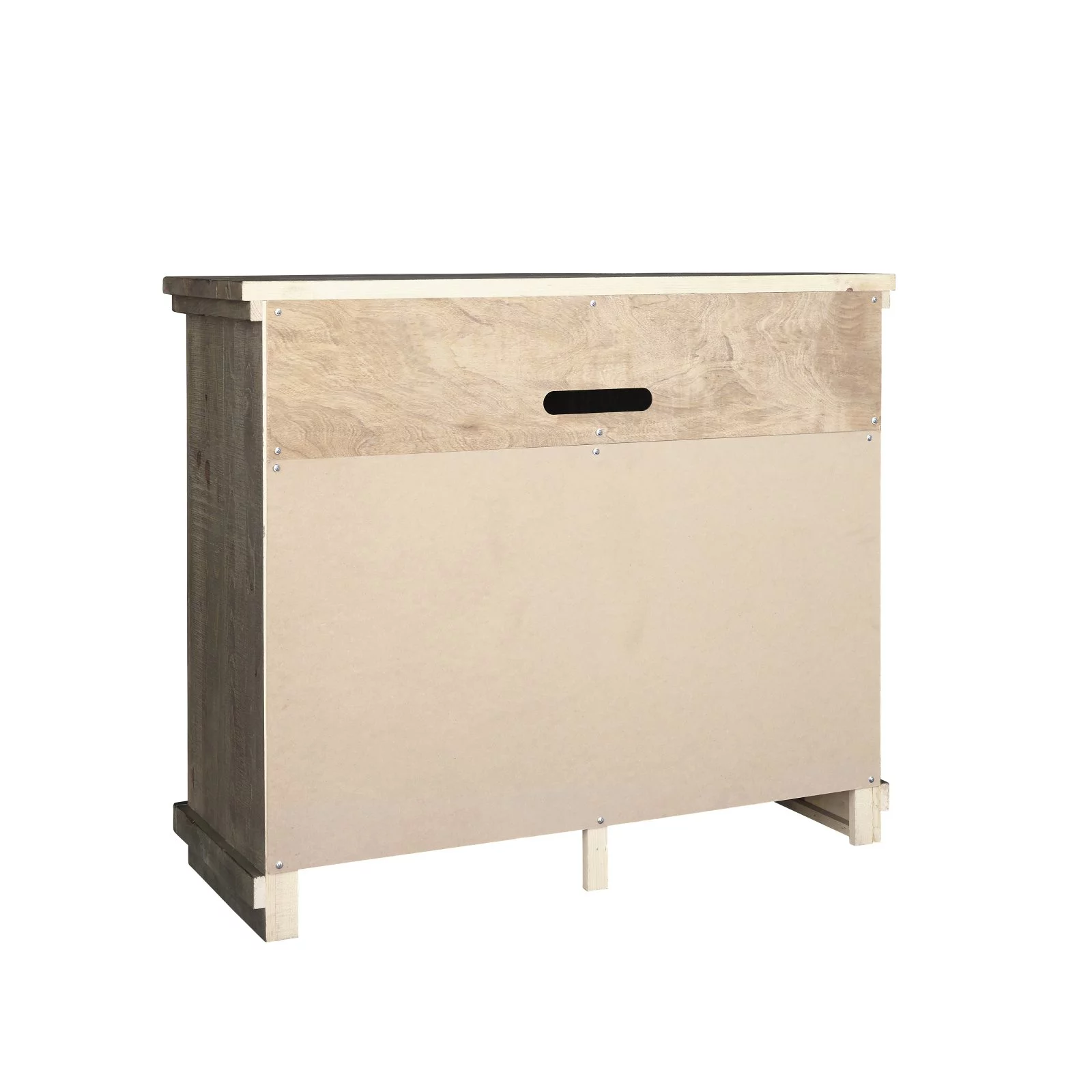 Progressive Furniture Willow 6 Drawer Media Chest in Distressed Pine