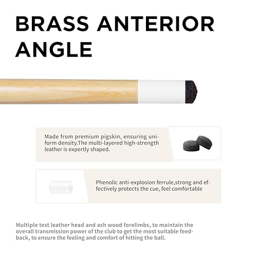 Set of 6 Pool Cues 57