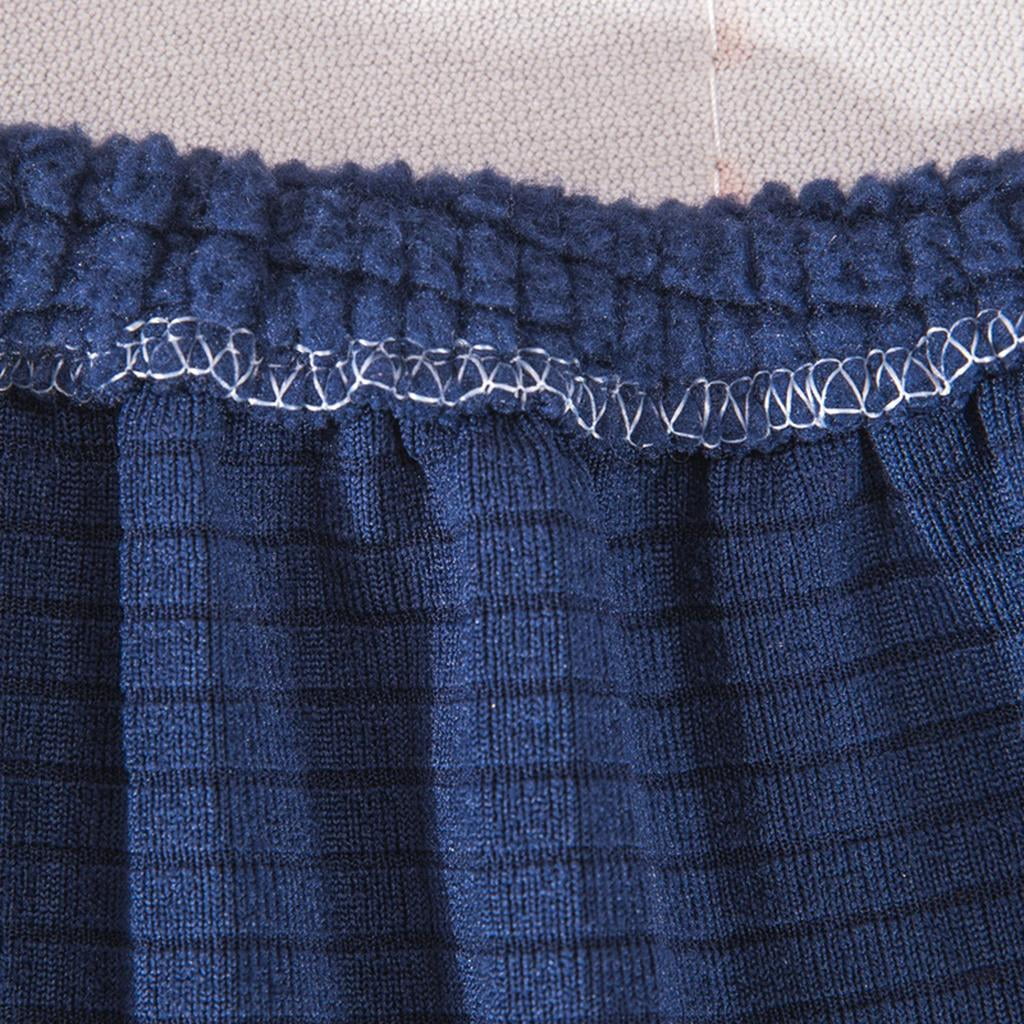 Non-Slip Armless Sofa Cover Full Folding Sofa Bed Slipcover Dark