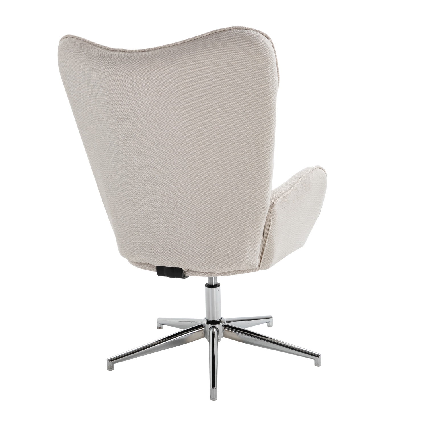 Homy Casa Mid-Century Leisure Accent Chair, Upholstery Armchair Beige