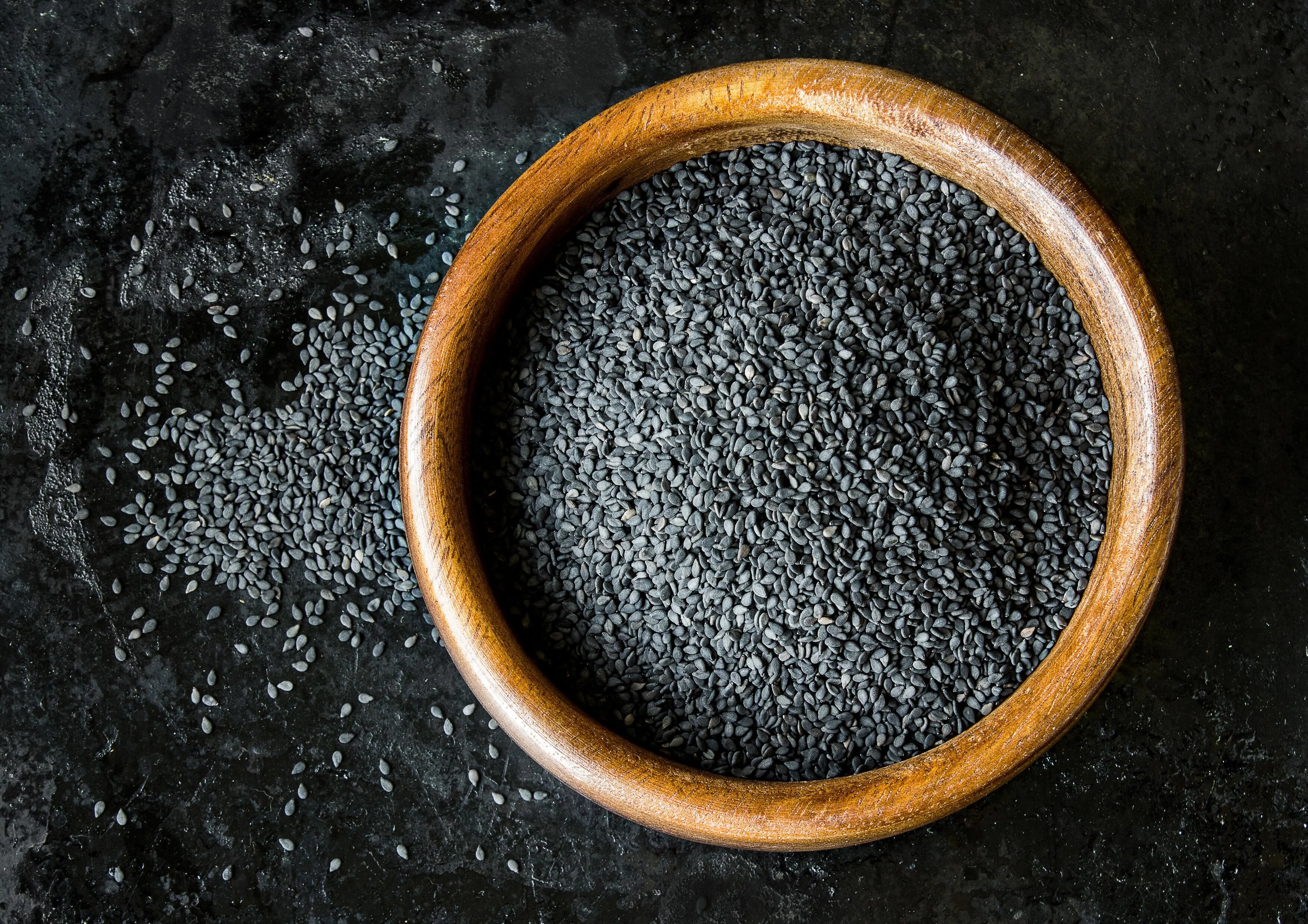 Black Sesame Seeds, 8 Pounds — Raw, Vegan, Kosher — by Food to Live