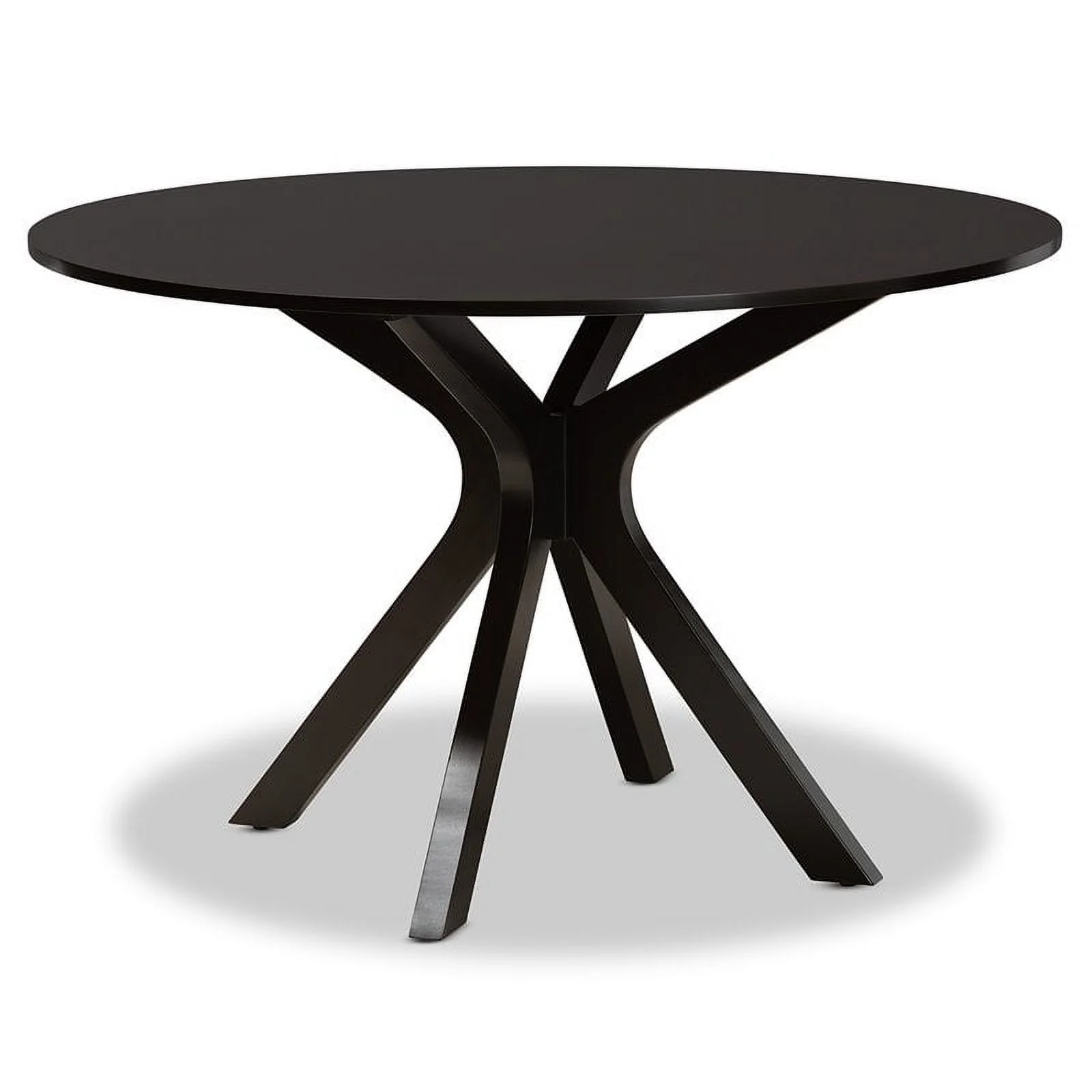 Bowery Hill Brown and Walnut Brown Finished Wood 7-Piece Dining Set