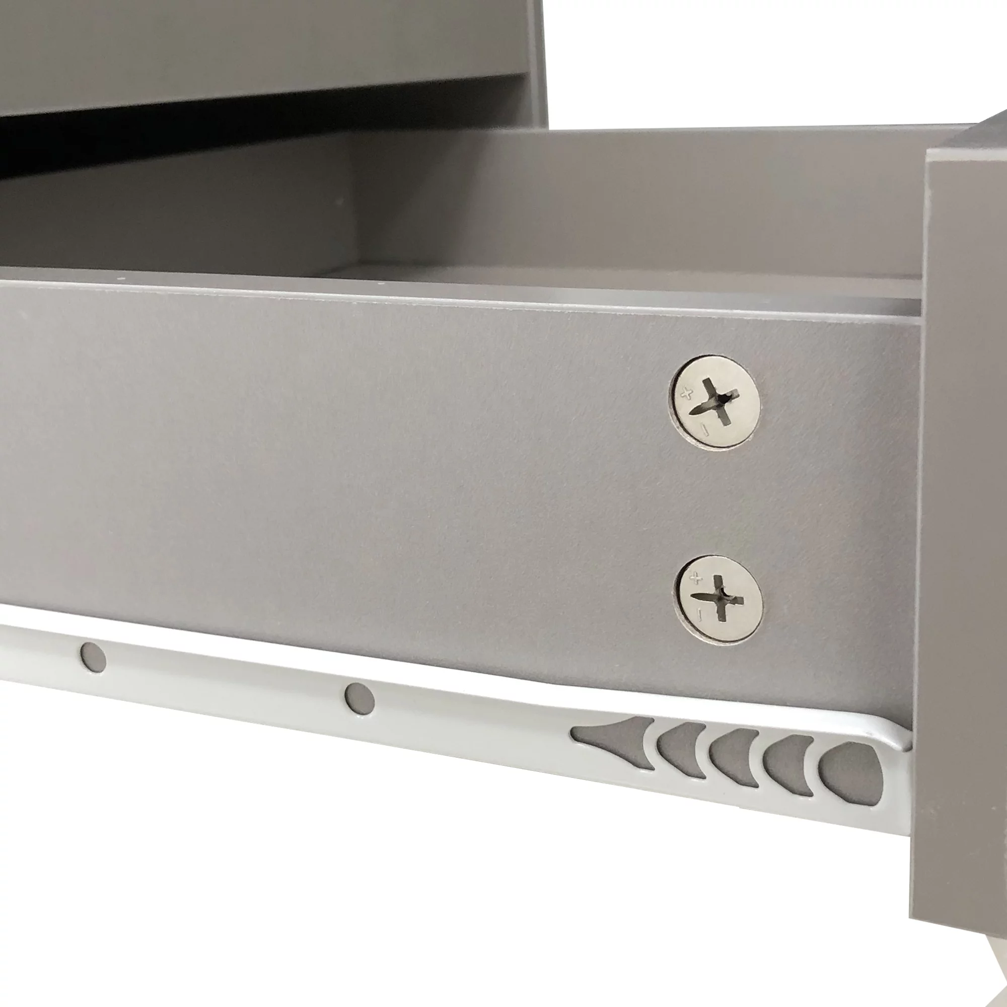 The filing cabinet has five drawers, a small rolling filing cabinet, a printer rack, an office locker, and an office pulley movable filing cabinet&nbsp; white Gray