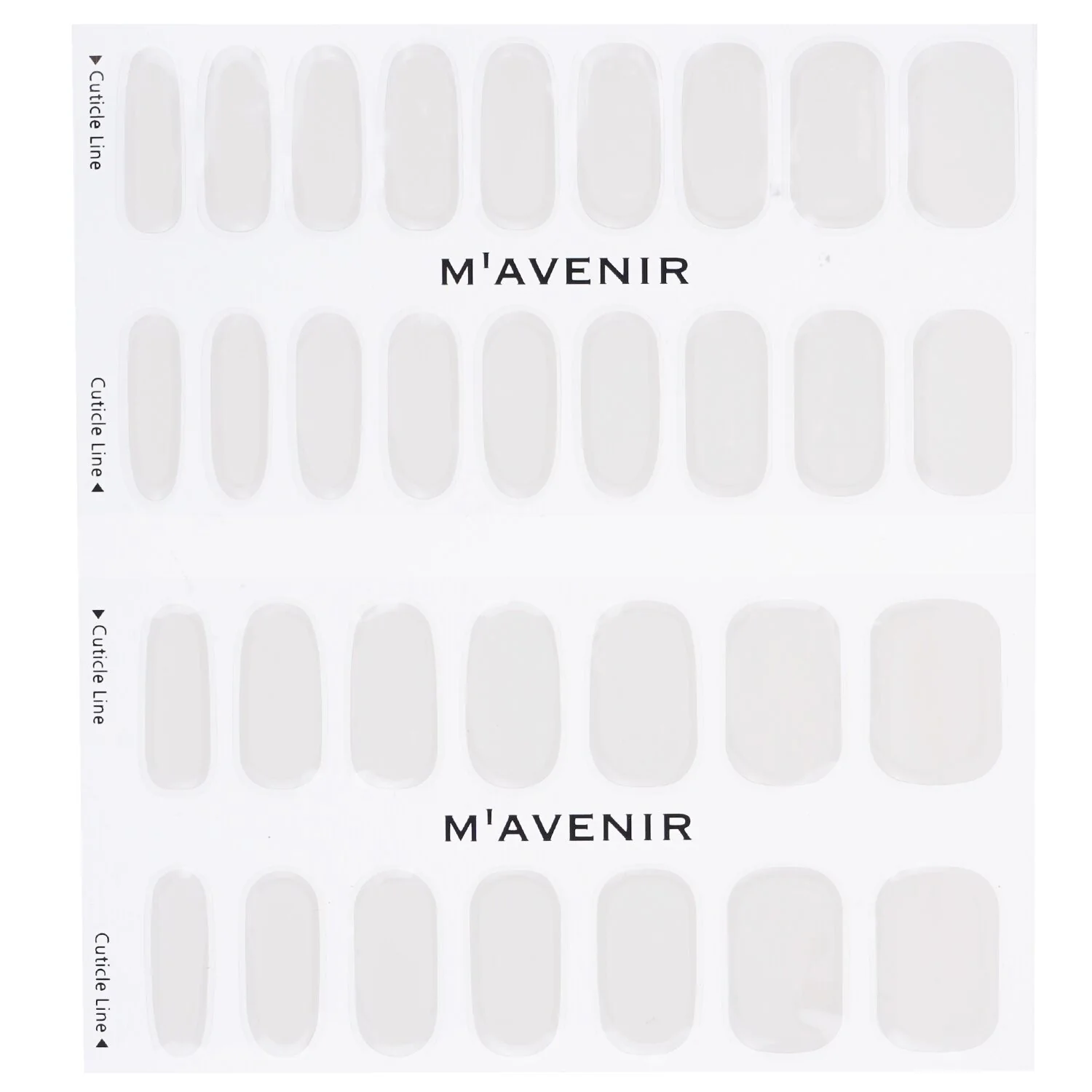 Mavenir Nail Sticker (Blue) - # Classic Navy Nail  32pcs