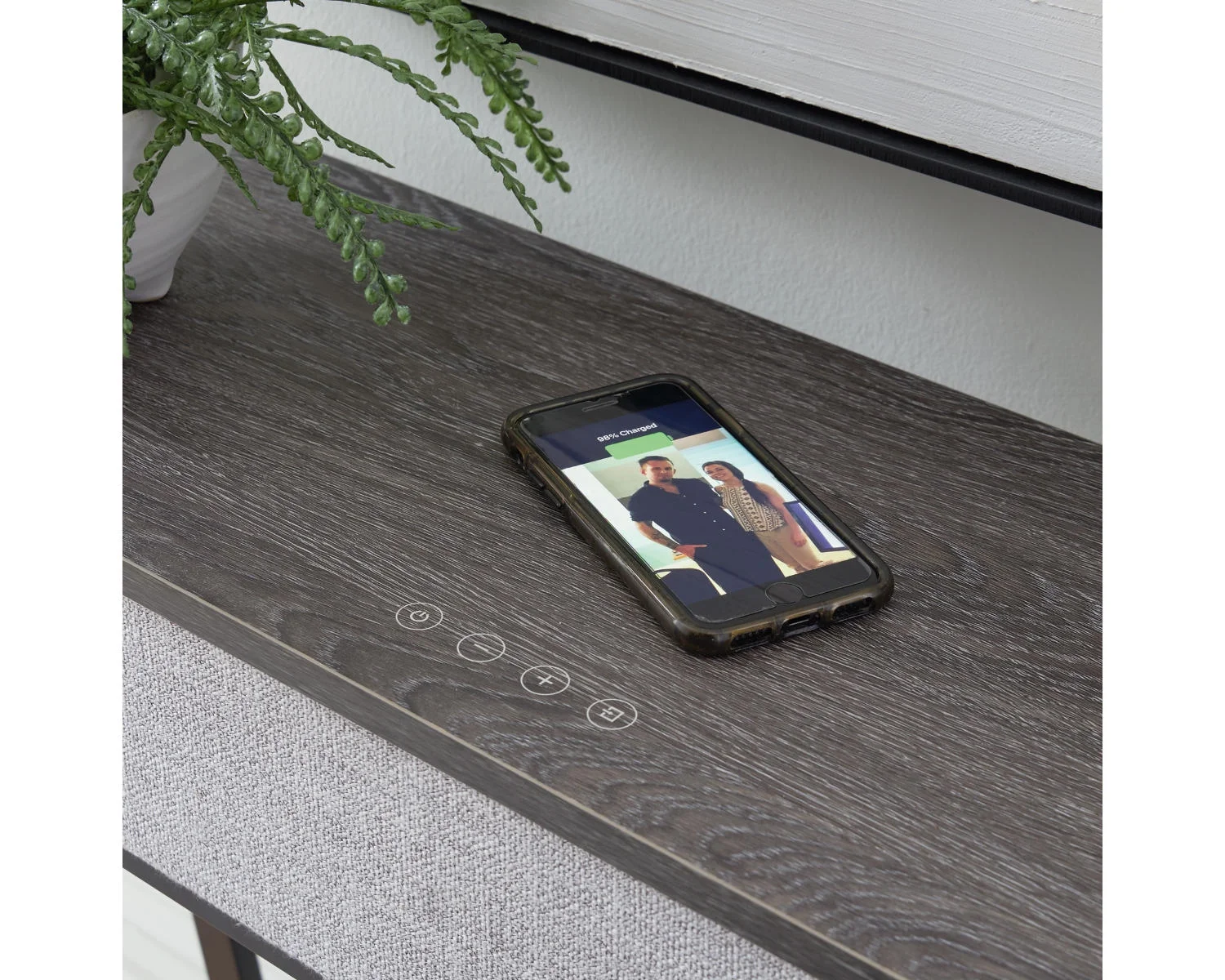 Signature Design by Ashley Sethlen Console Sofa Table, Gray & Black