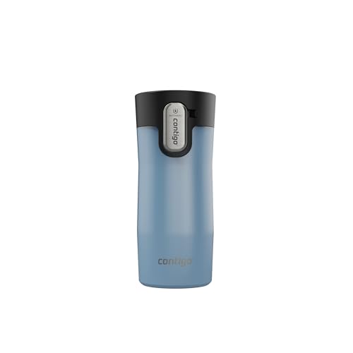 Contigo AUTOSEAL West Loop Vacuum-Insulated Stainless Steel Travel Mug with Easy-Clean Lid 20 oz Sake