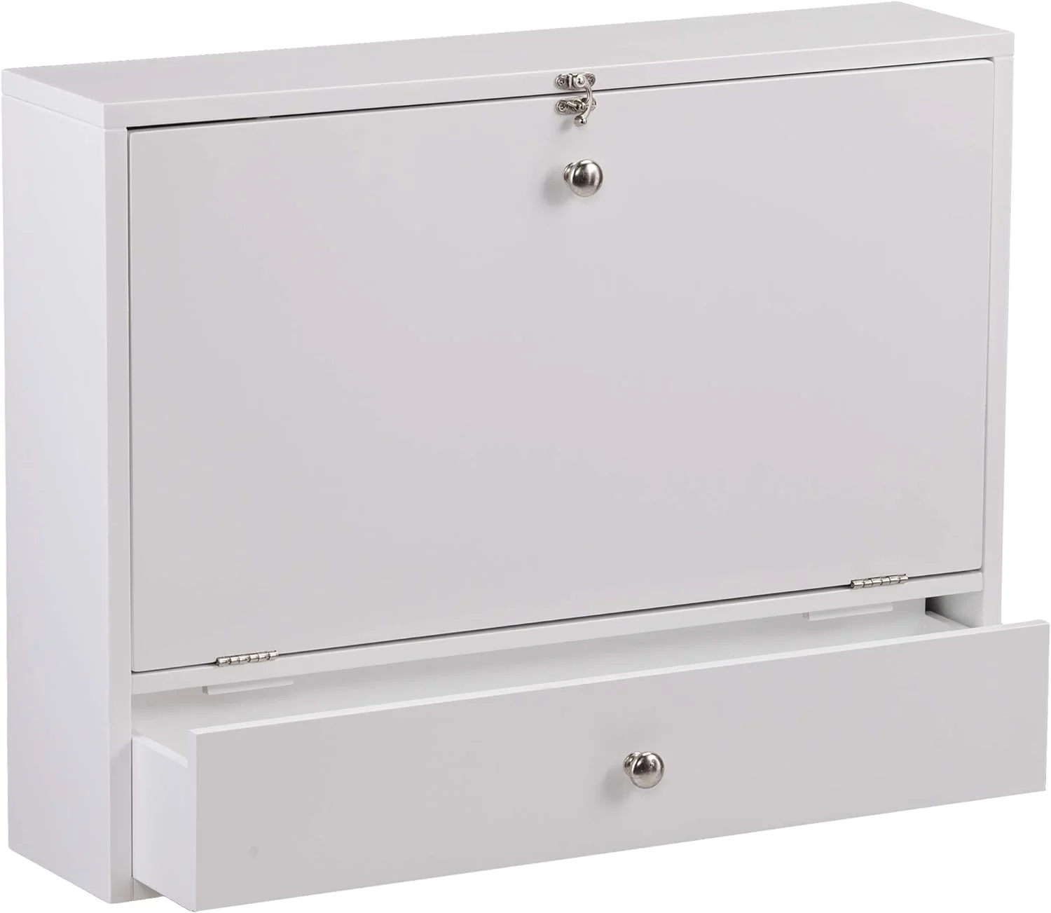 Willingham Wall Mount Folding Desk, White