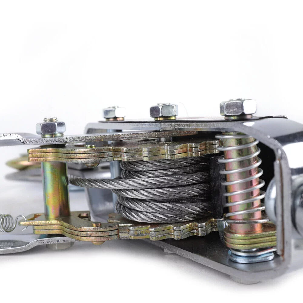 DENEST 5 Ton Heavy Duty Power Puller Winch Pull Hoist Come W/Cable 3 Hooks 2 Gears