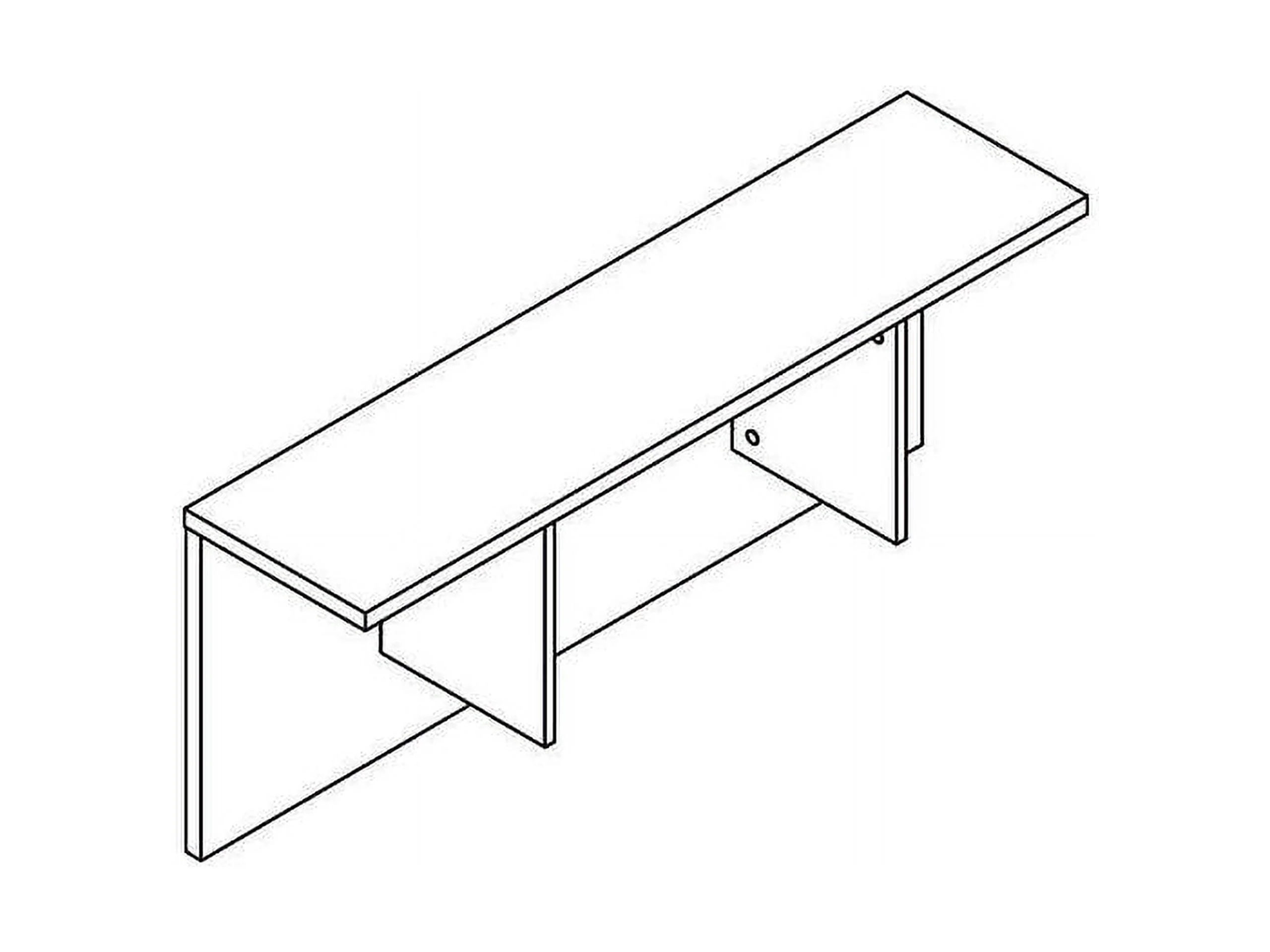 Lorell PMC4814ES Prominence 2.0 Espresso Laminate Desking