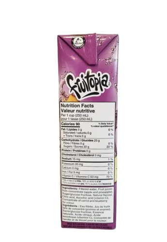 Fruitopia Fruit Integration Juice 1L Each (8 Pack of 1L Each, 1.00)