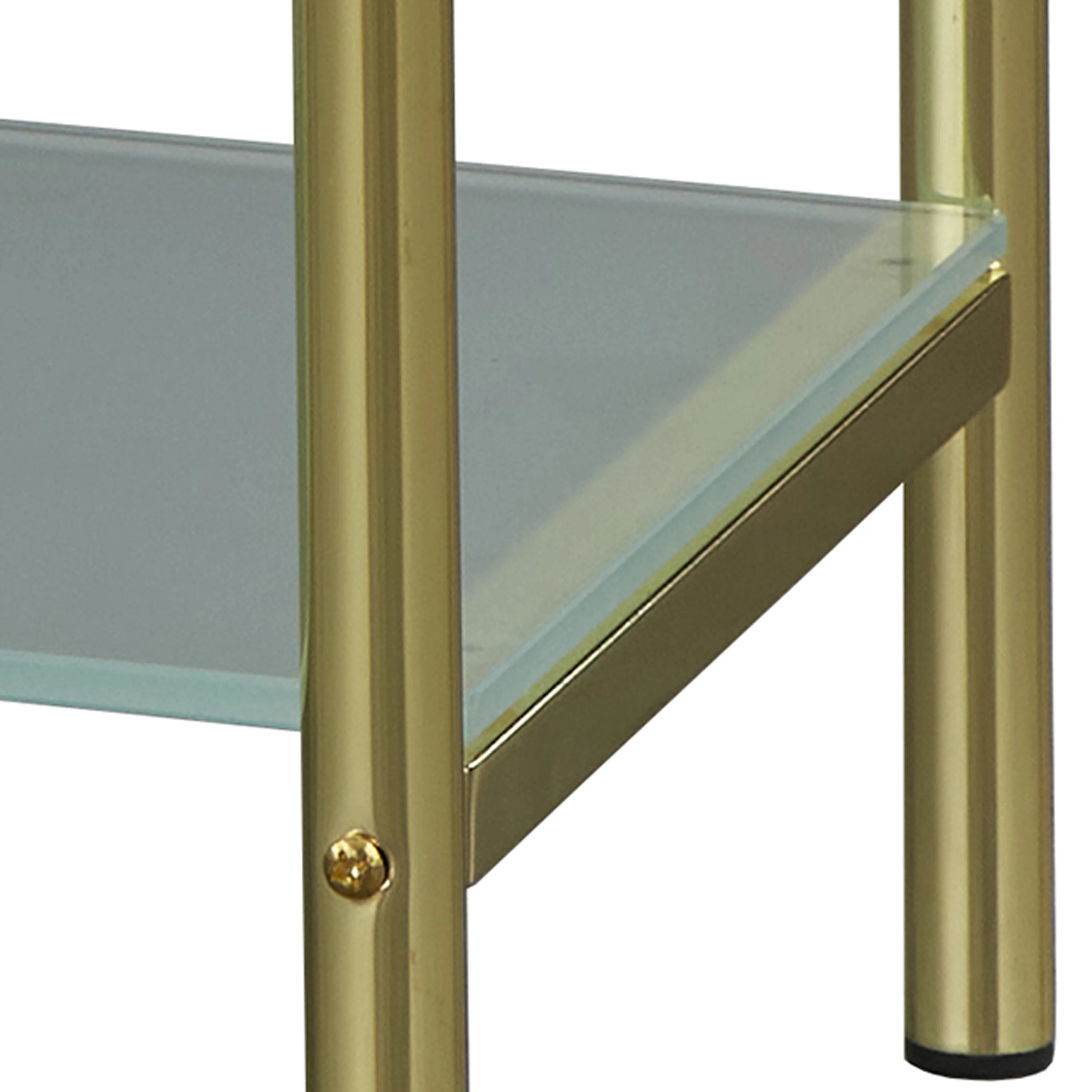 TMS Burke Single Drawer End Table, Green