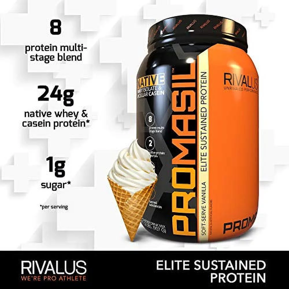 Rivalus Promasil - Soft Serve Vanilla, 2 Lb