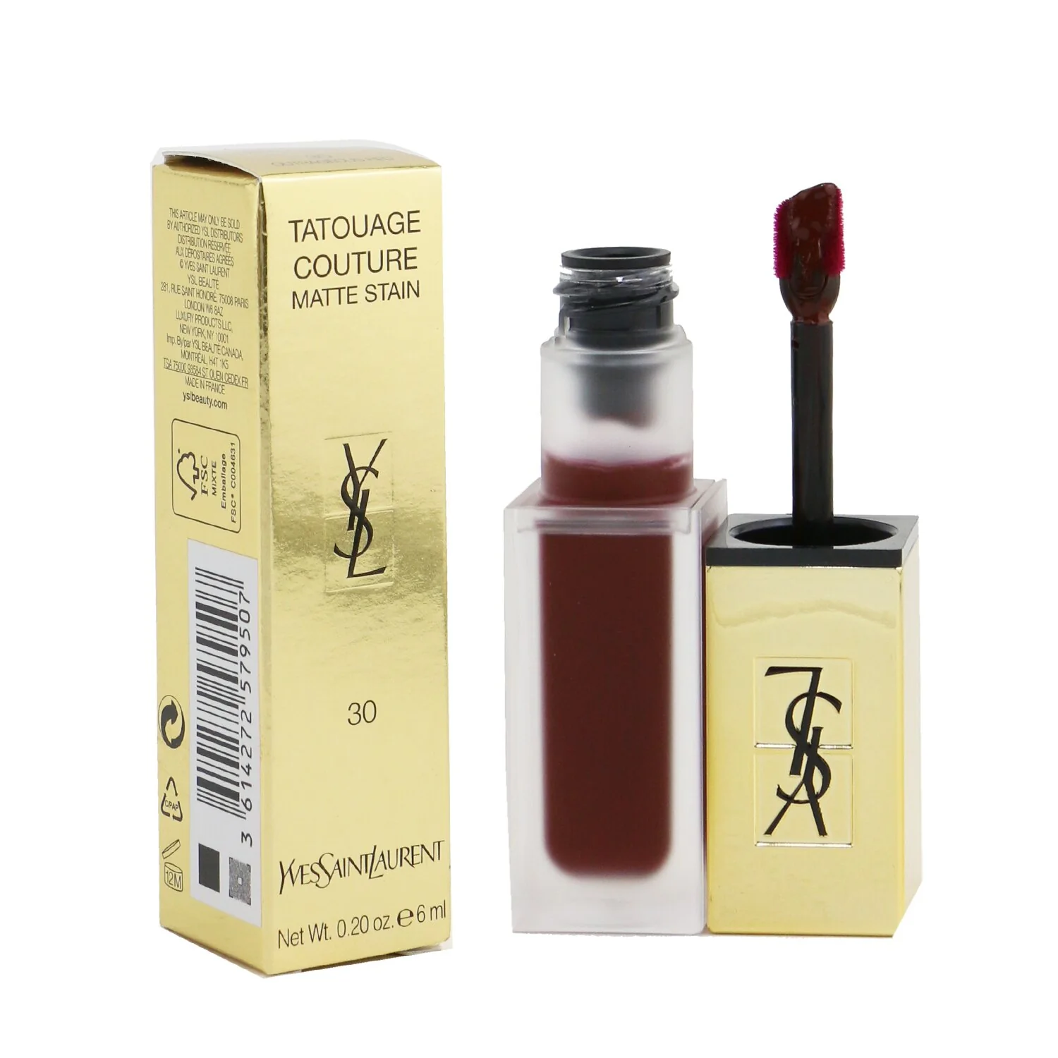 Yves Saint Laurent Tatouage Couture Matte Stain - # 9 Grenat No Rules  6ml/0.2oz