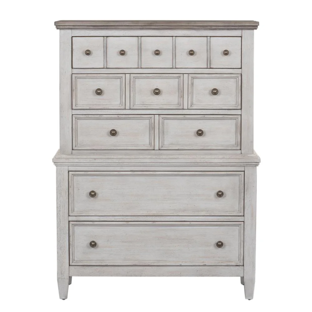 Heartland White 5 Drawer Chest