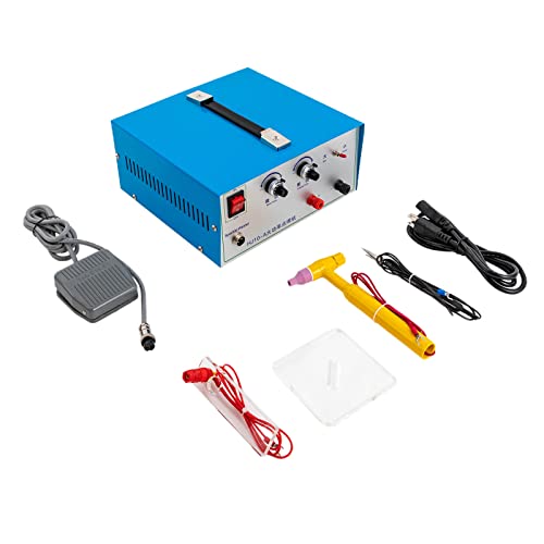 Permanent Jewelry Welder Kit, Professional Pulse Spot Solder, Spot Welding Machine for jewelry and rapid welding of Gold, K-gold, Silver, and Iron, Welding Point Diameter Range 0.01-0.05inch