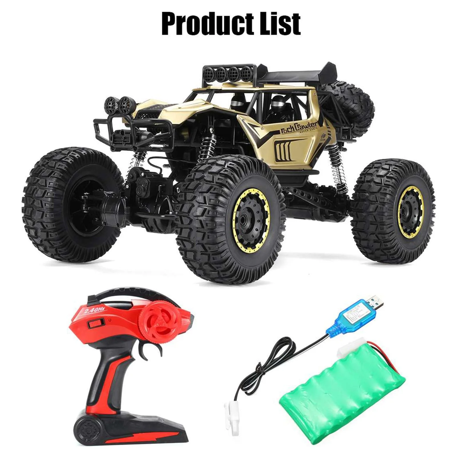 Mukola 1:8 Large Scale RC Cars 52 km/h High Speed Boys Remote Control Car off Road Monster Truck Electric 4WD All Terrain Waterproof Toys Trucks for Kids and Adults