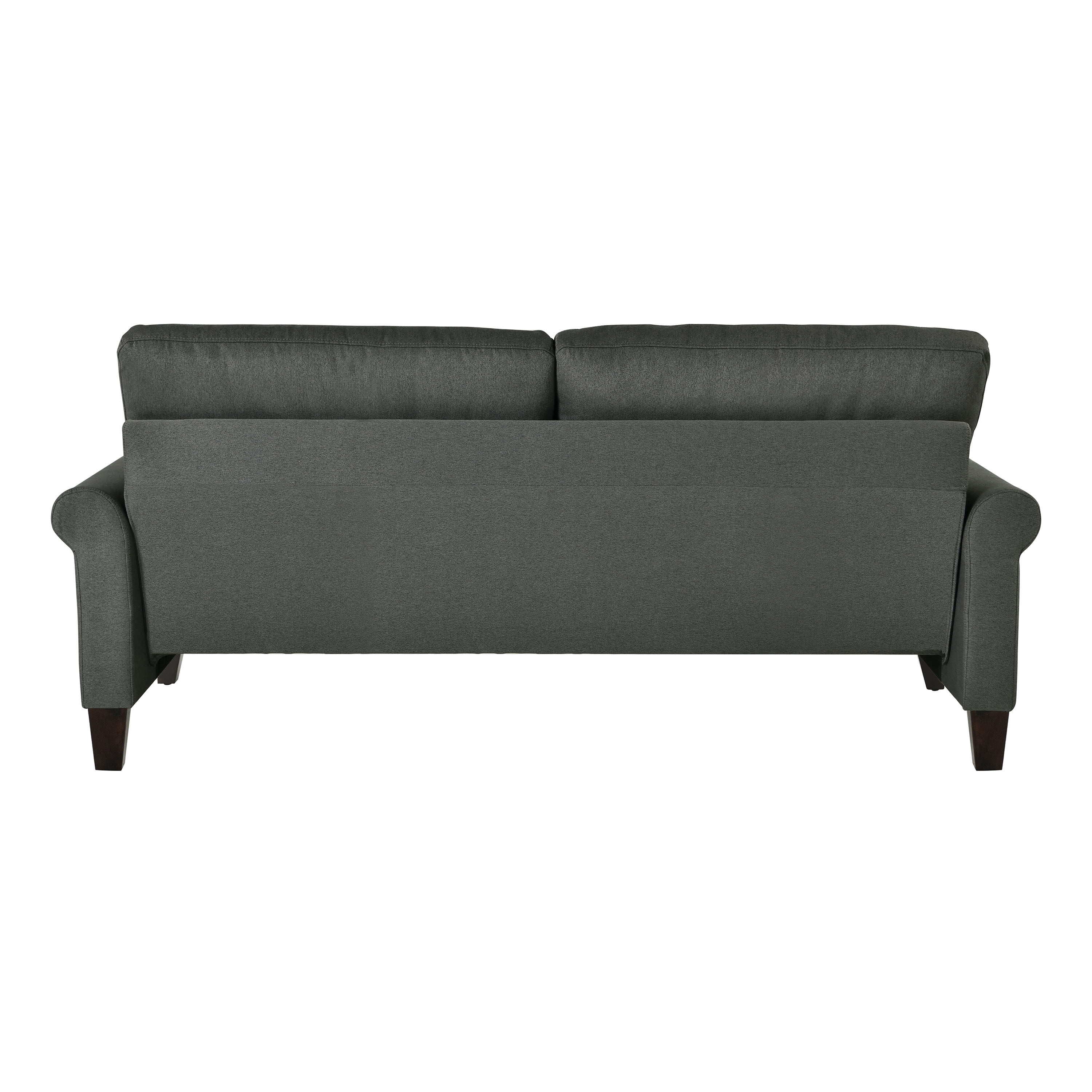 Serta Blythe Traditional Stationary Sofa, Heather Grey Fabric