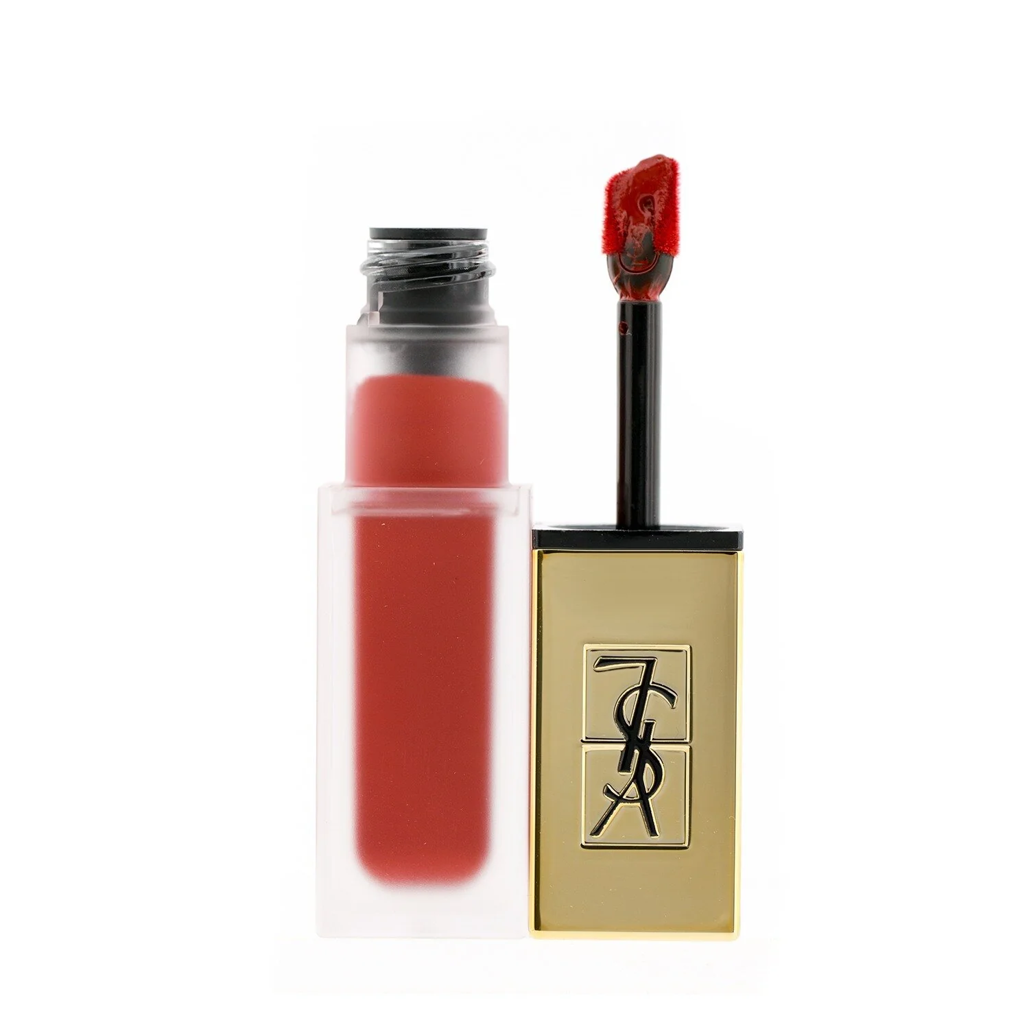 Yves Saint Laurent Tatouage Couture Matte Stain - # 8 Black Red Code (Box Slightly Damaged)  6ml/0.2oz
