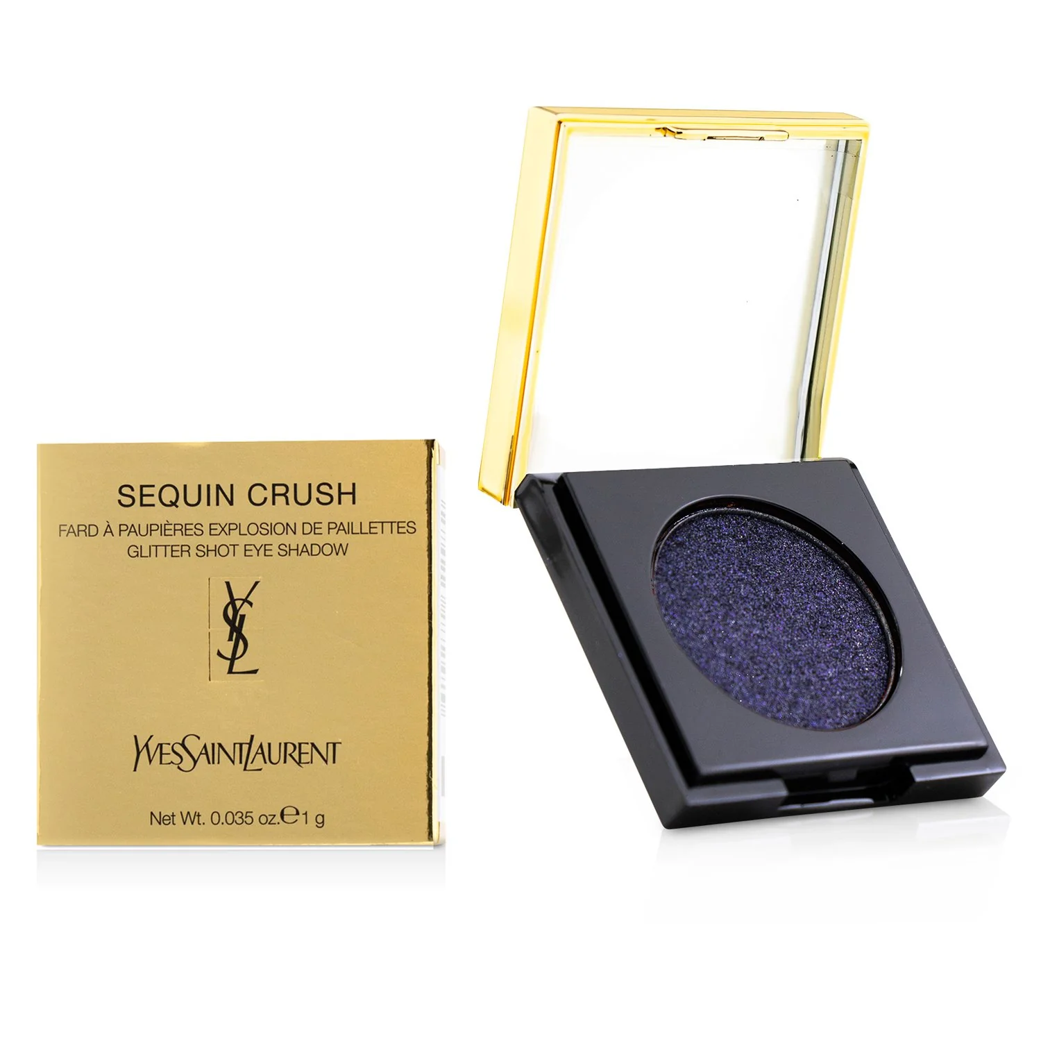 Yves Saint Laurent Sequin Crush Glitter Shot Eye Shadow - # 2 Empowered Silver  1g/0.035oz