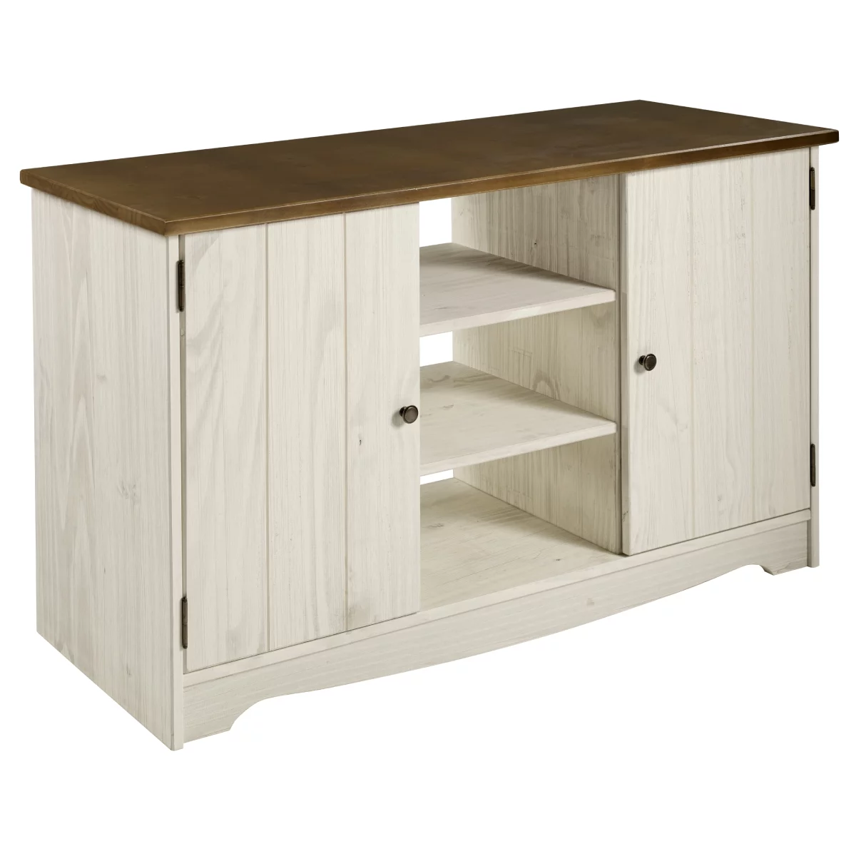 Wood Buffet Sideboard White Distressed | Furniture Dash CADB920