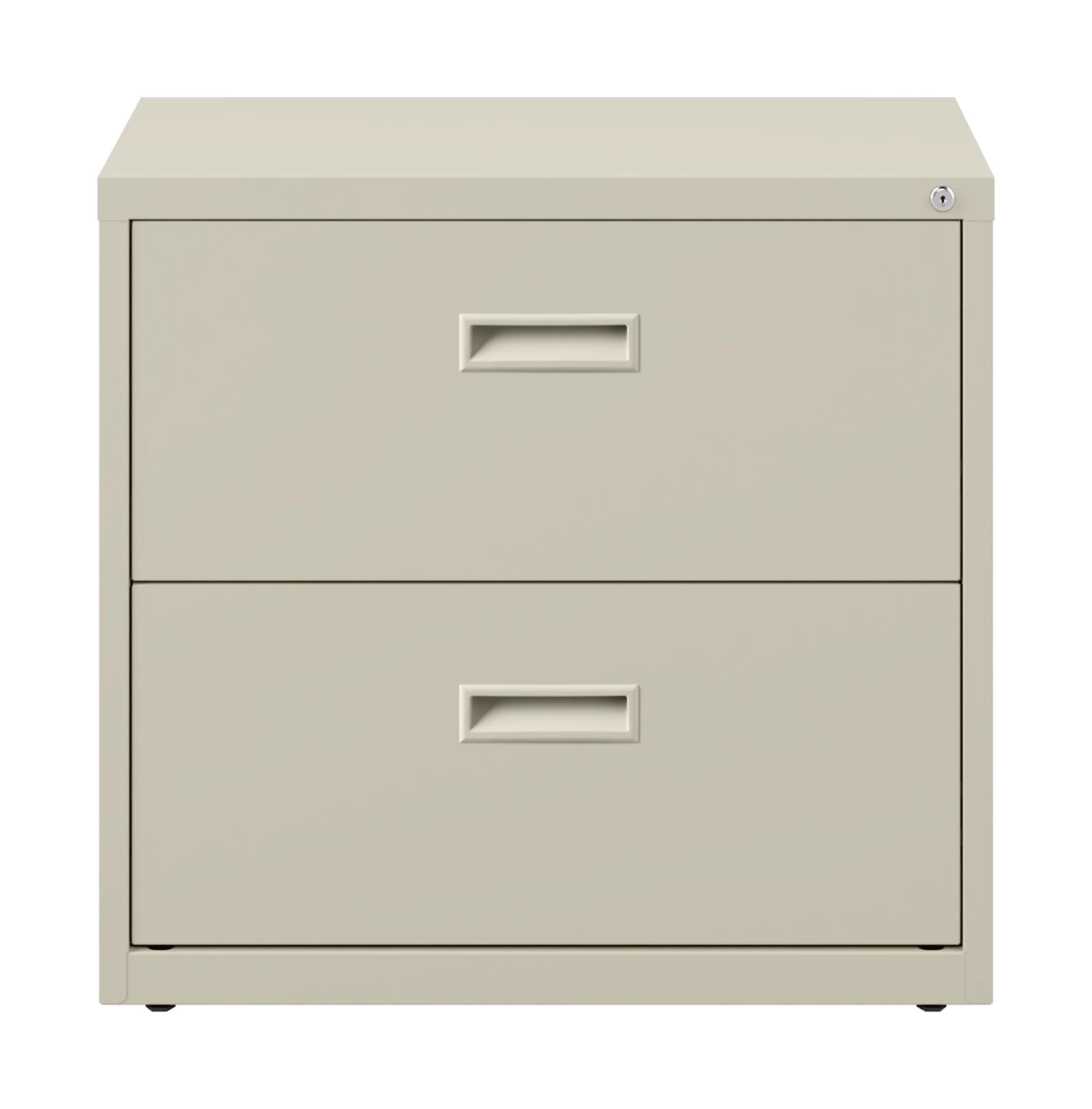 Hirsh 30 inch Wide 2 Drawer Lateral File Cabinet for Home or Office, Putty