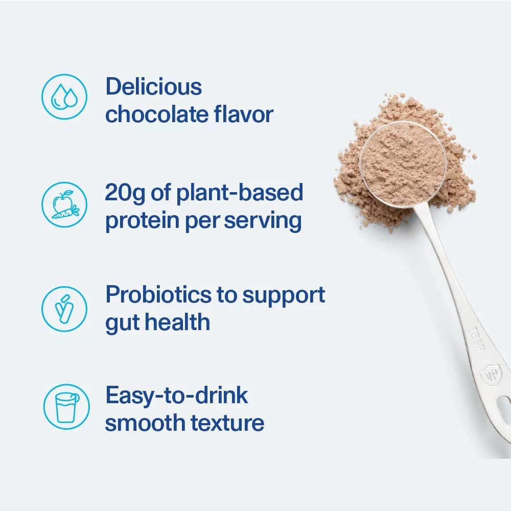 Vital Proteins Plant Protein Powder, Chocolate, 20g Protein, 16.5 oz