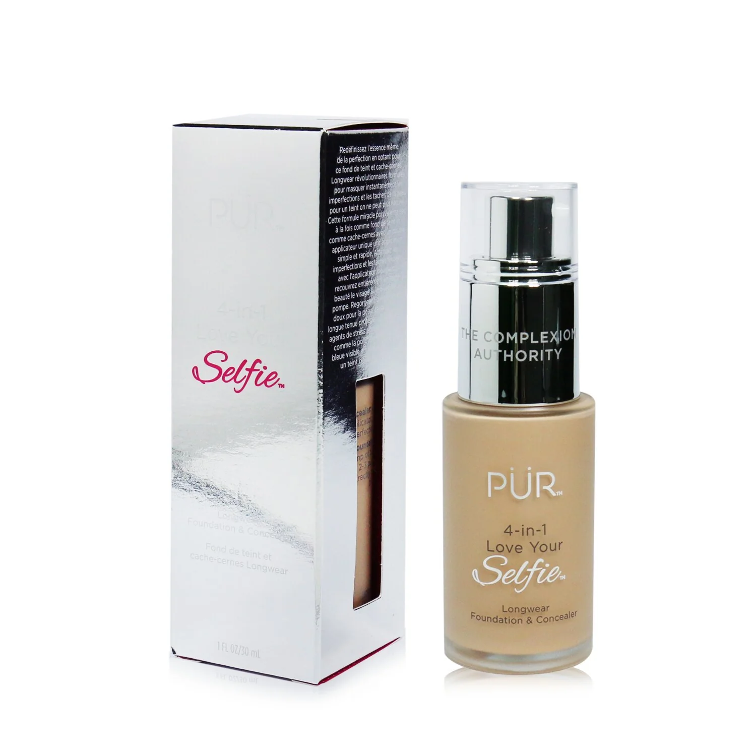PUR (PurMinerals) 4 in 1 Love Your Selfie Longwear Foundation & Concealer - #TP2 Warm Nude (Light Tan Skin With Pink Undertones)  30ml/1oz
