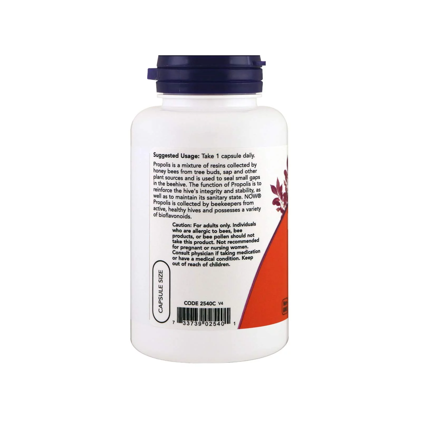 Now Foods Propolis 1500 mg 100 capsules (Pack of 3)