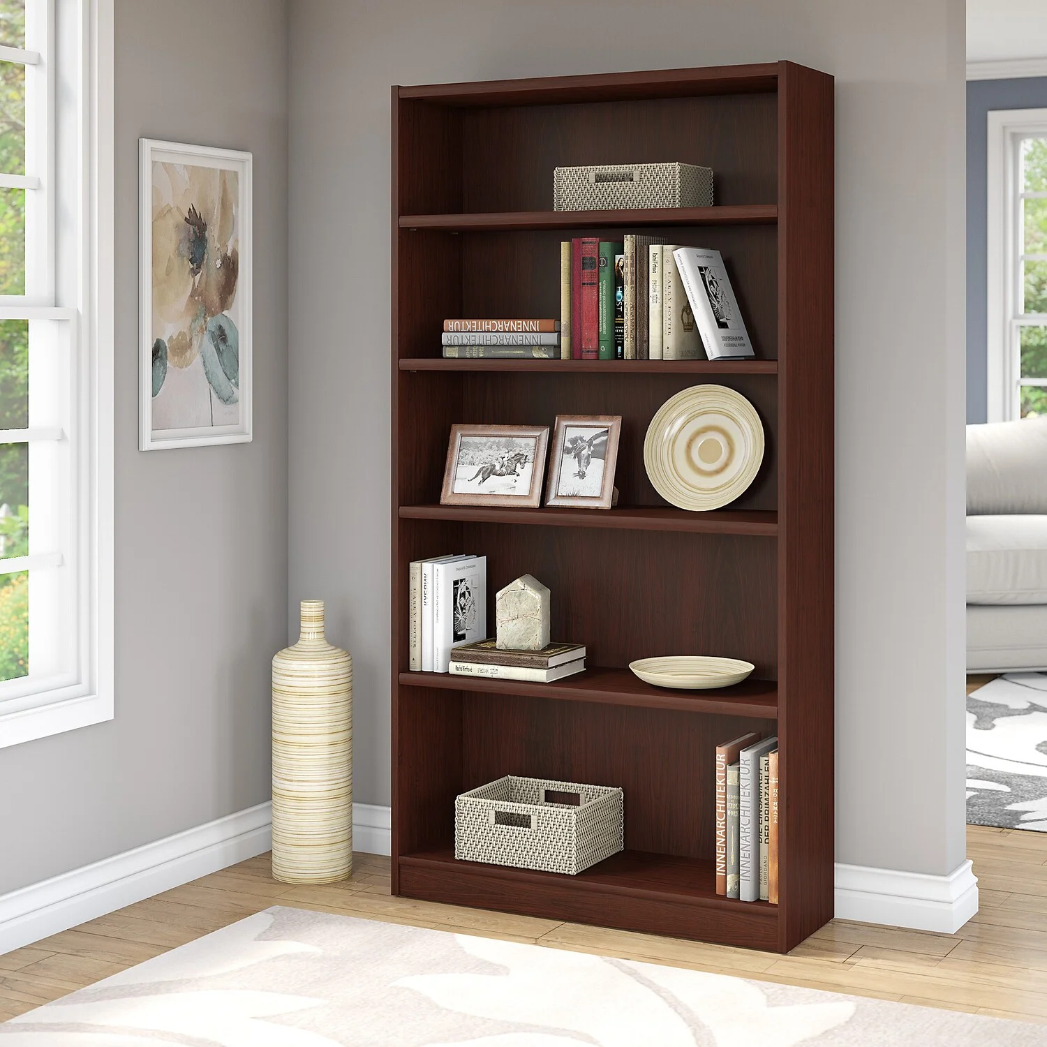 Maykoosh Country Cottage 5 Shelf Bookcase