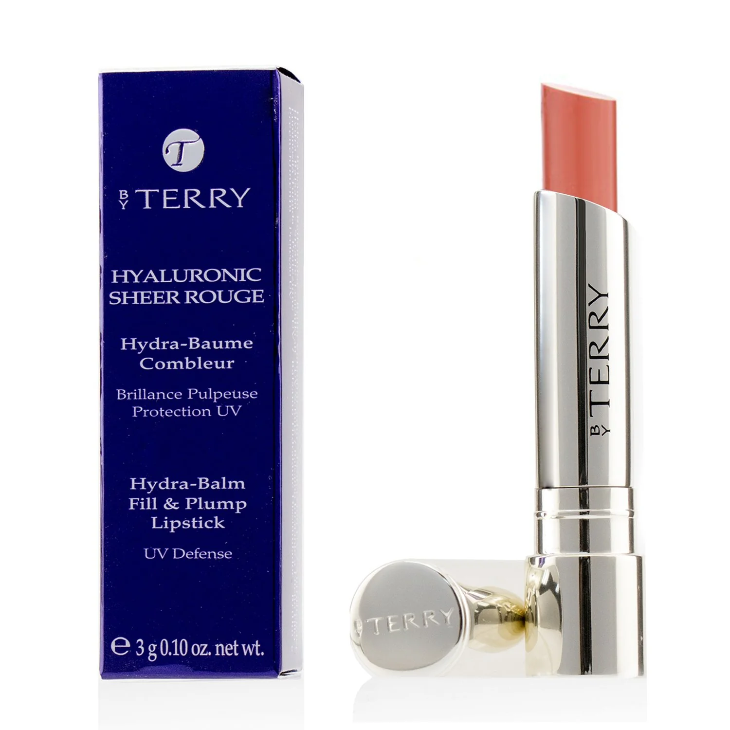 By Terry Hyaluronic Sheer Rouge Hydra Balm Fill & Plump Lipstick (UV Defense) - # 6 Party Girl  3g/0.1oz