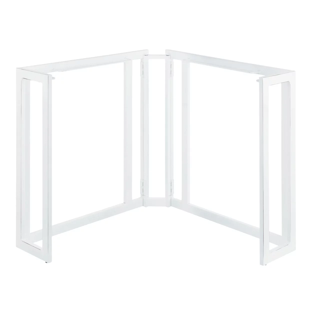 Home Roman Industrial Desk In Black Steel With Natural Wood Top