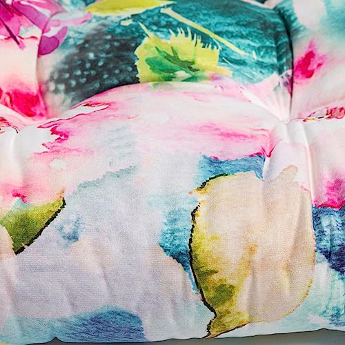 2-Pack Outdoor/Indoor Wicker Patio Seat Cushion Pad with Ties - Dining Chair Cushion, 17