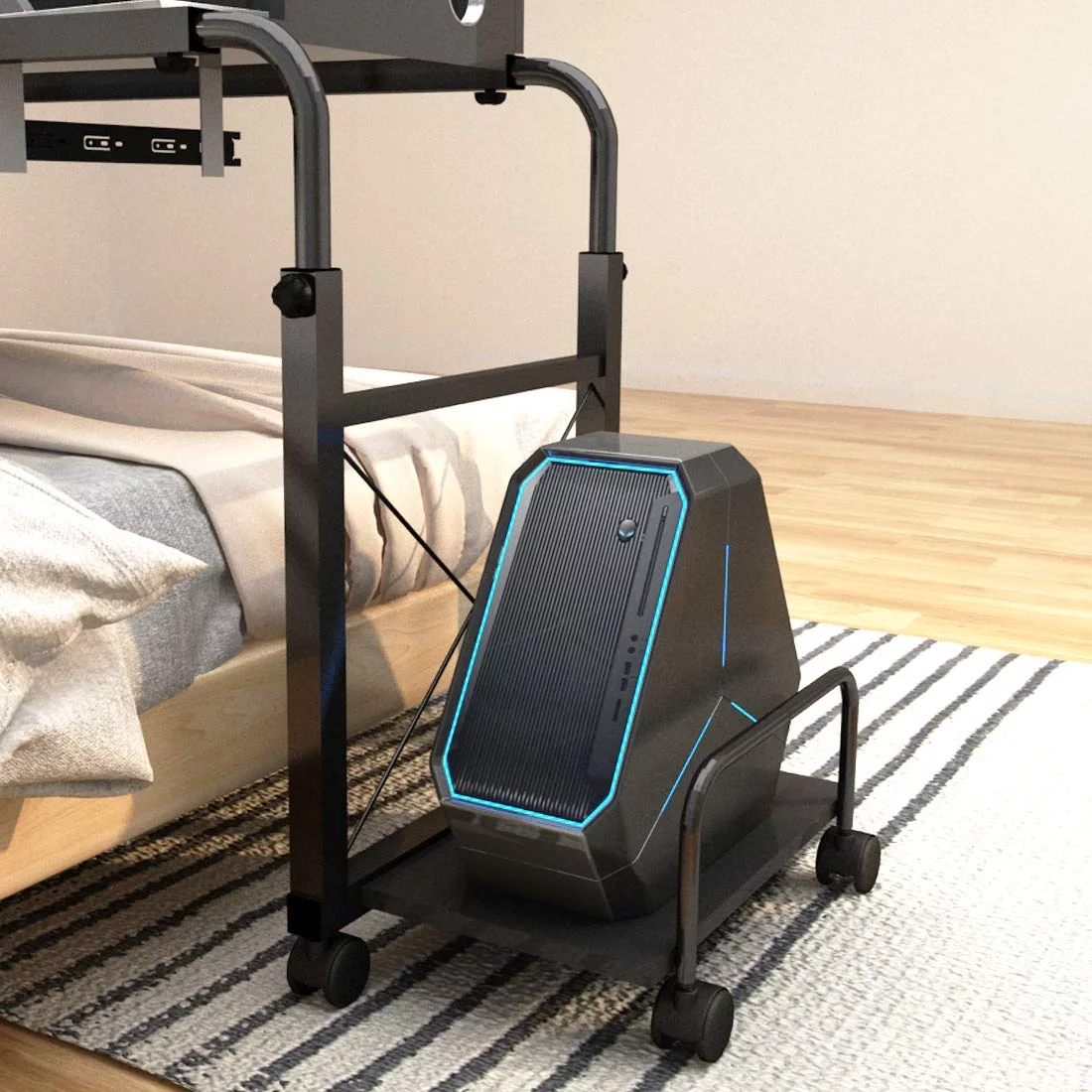 Wellynap Overbed Computer Desk, 55.1