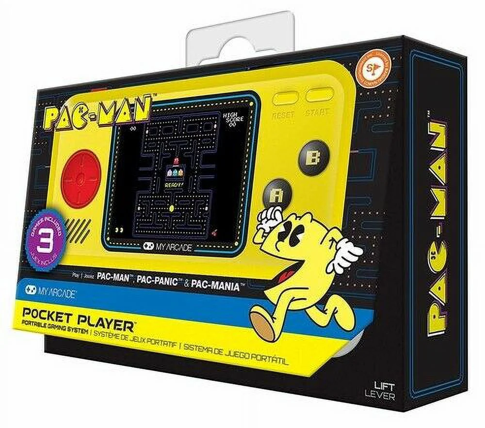 My Arcade DGUNL-3227 Pac-Man Pocket Player Portable Handheld Game System [New ]