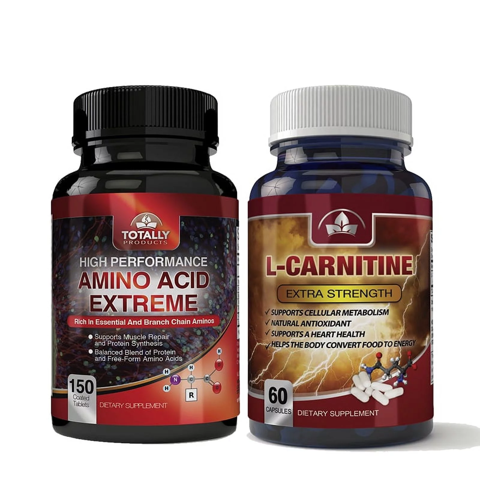 Amino Acid Extreme and L-Carnitine Extra Strength Combo Pack