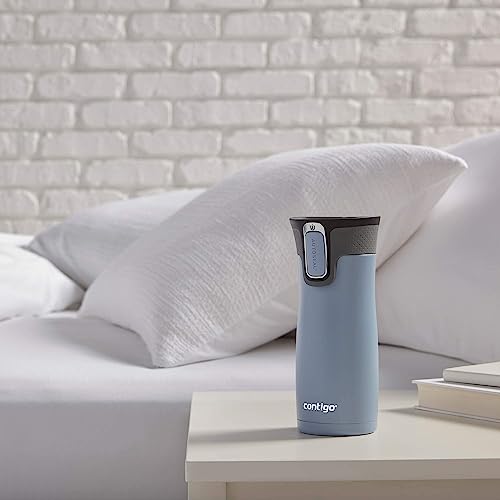 Contigo AUTOSEAL West Loop Vacuum-Insulated Stainless Steel Travel Mug with Easy-Clean Lid 20 oz Sake