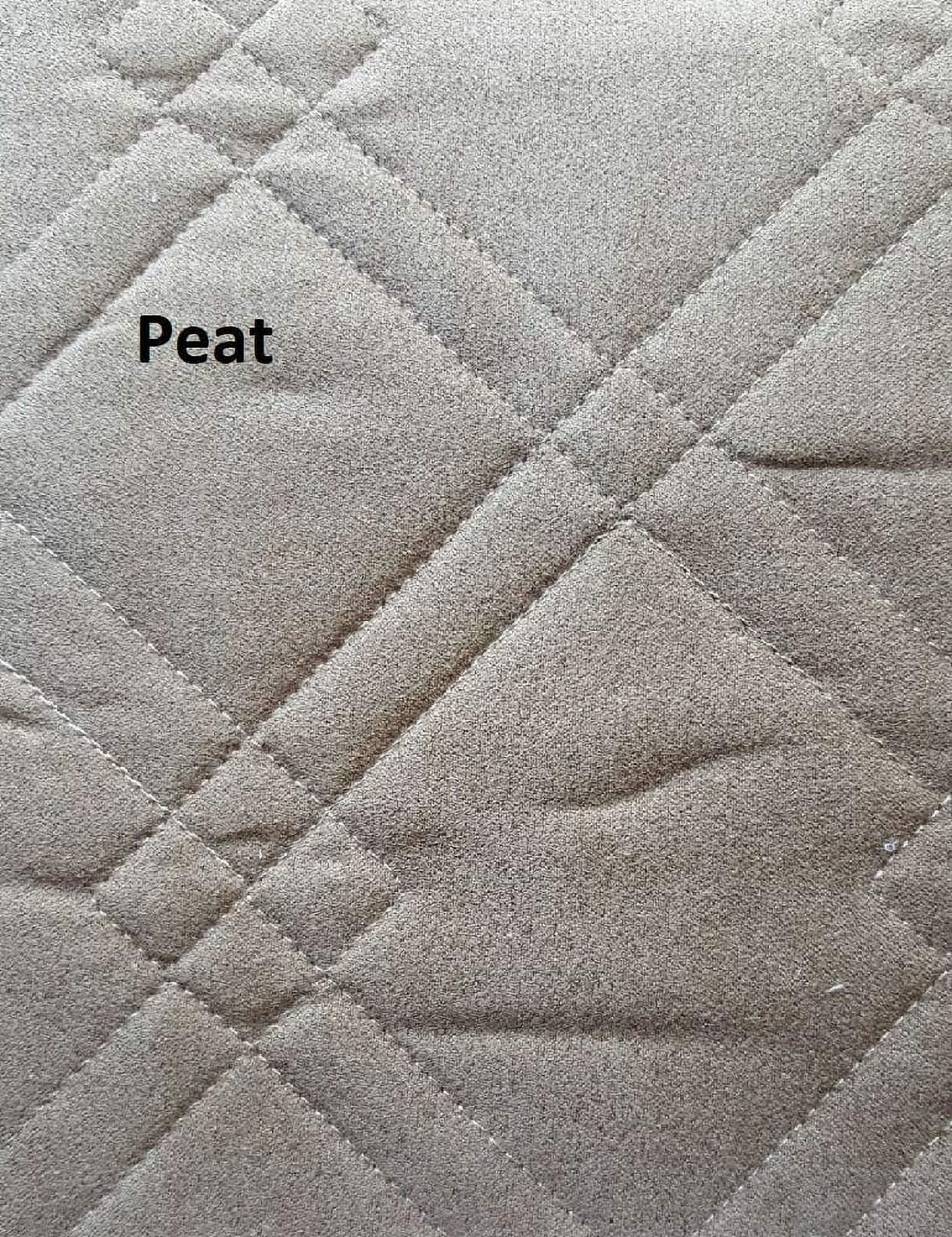 Waterproof Micro Suede New And Improved Anti-Slip Grip Sofa And Couch or, Sectional Sofa Cover, Removable And Adjustable Strap Under The Sofa Cushion (Peat, 35X62)