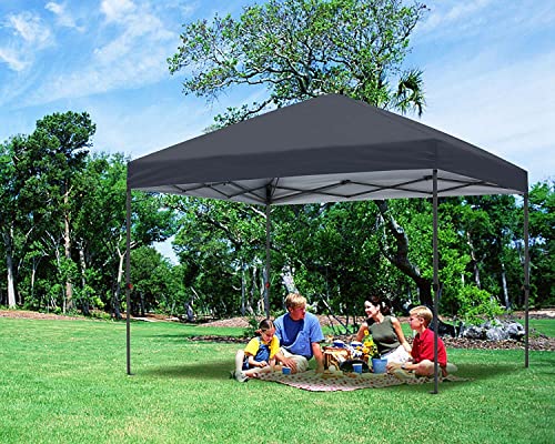 ABCCANOPY Pop Up Canopy - Outdoor Patio Portable Canopy Tent Heavy Duty for Backyard and Deck with 4 Sandbags(White, 10x10)