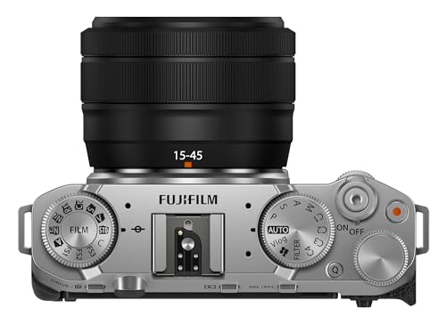 Fujifilm X-M5 Mirrorless Digital Camera XC15-45mmF3.5-5.6 OIS PZ Lens Kit - Silver