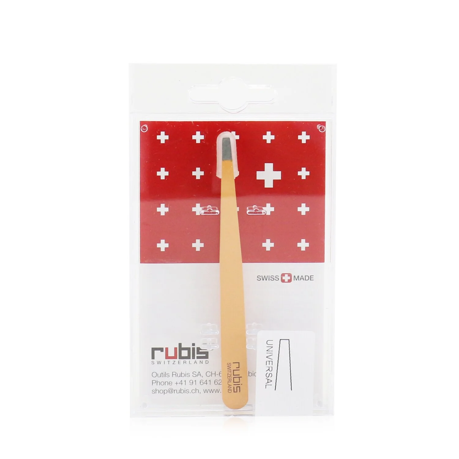 Rubis Tweezers Universal - # Red