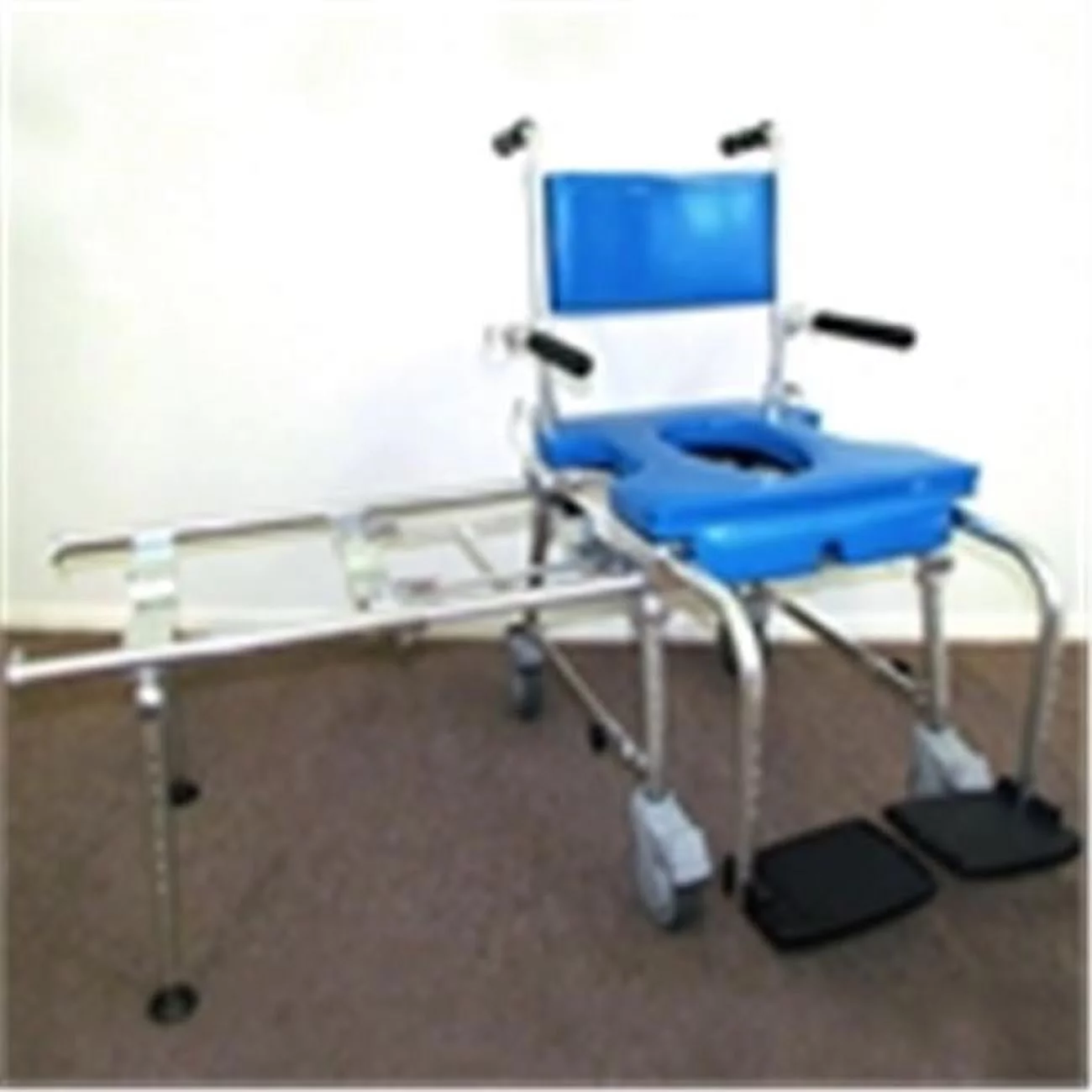 Commode Shower Tub Chair, Blue