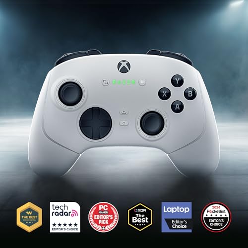 Razer Wolverine V3 Pro Wireless Gaming Controller: Licensed for Xbox Series X|S, Xbox One, Windows PC - 6 Remappable Buttons - Fast Triggers - Customizable Thumbsticks - Wired Tournament Mode - White