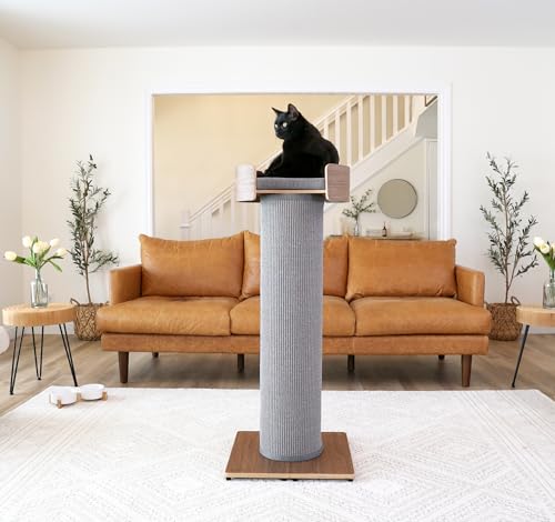 ONE FAST CAT - Giant Scratching Tower w/Perch - 44.5